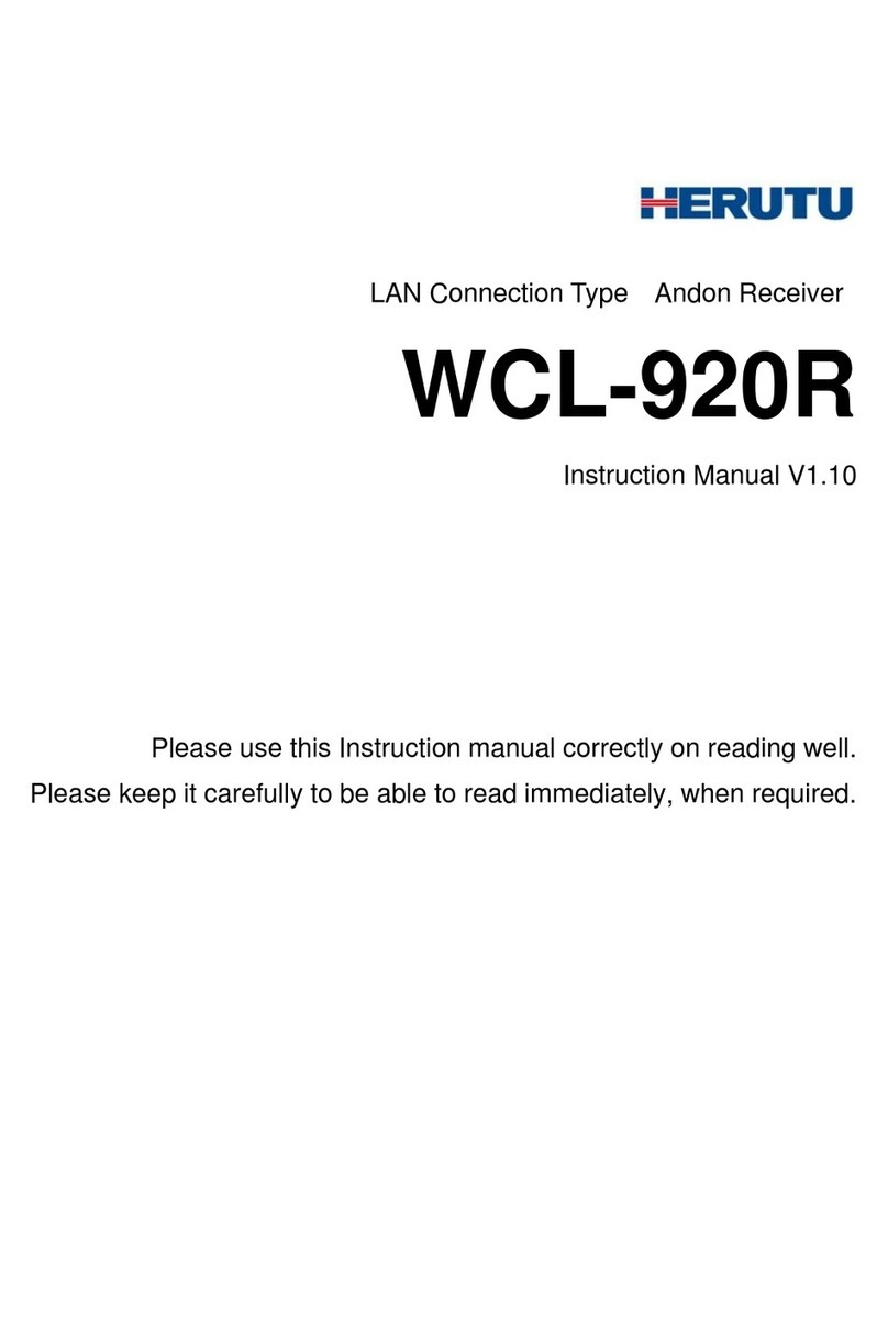 Herutu WCL-920R instruction manual