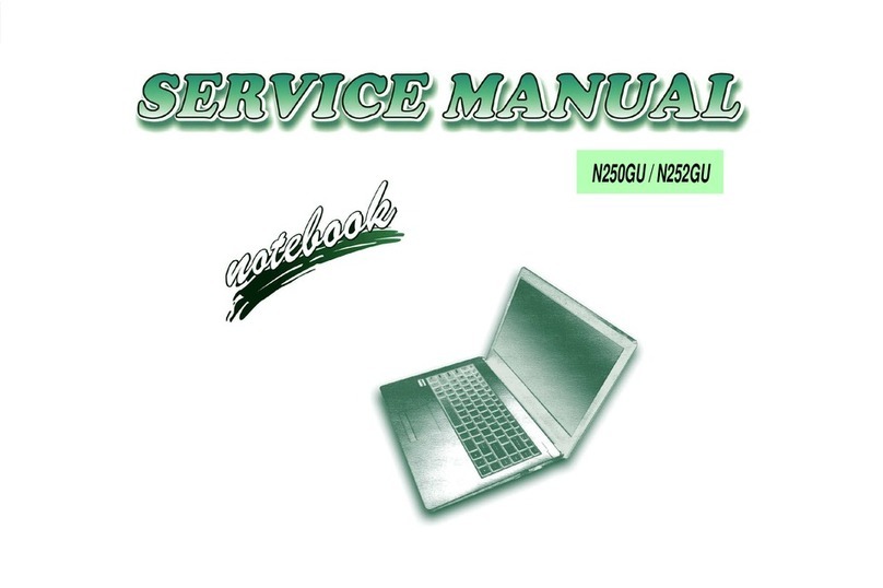 Clevo N250GU User manual