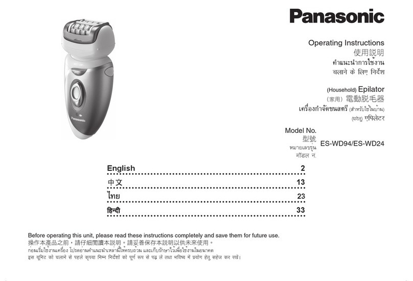 Panasonic ES-WD24 User manual