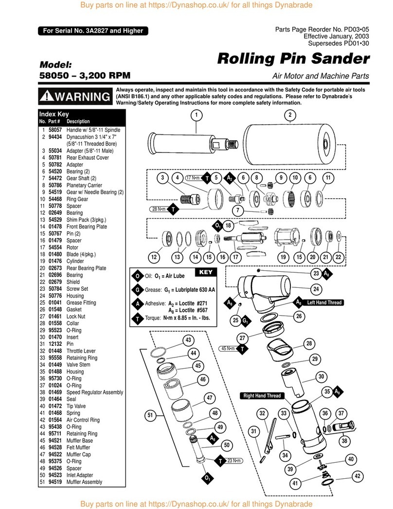Dynabrade 58050 Installation instructions