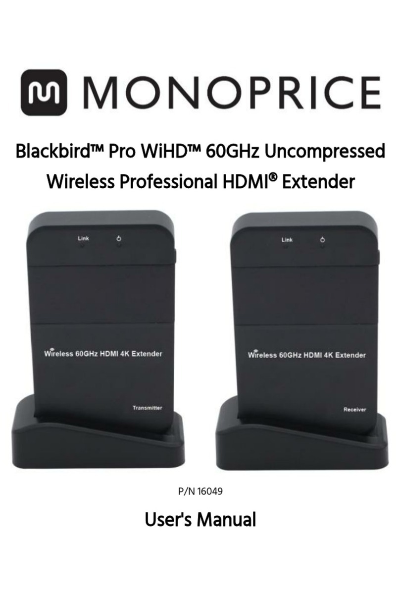Monoprice Blackbird Pro WiHD 16049 User manual