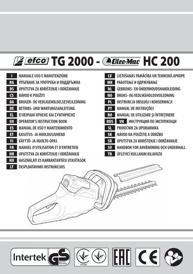EMAK efco TG 2000 Manual