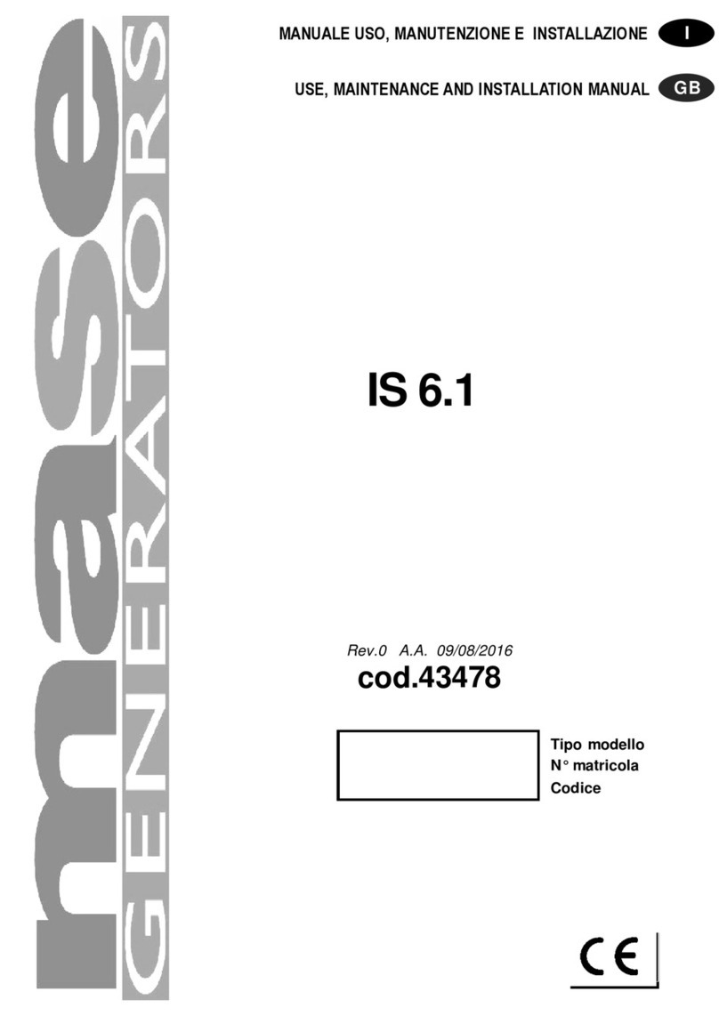 Mase Generators IS 6.1 User manual