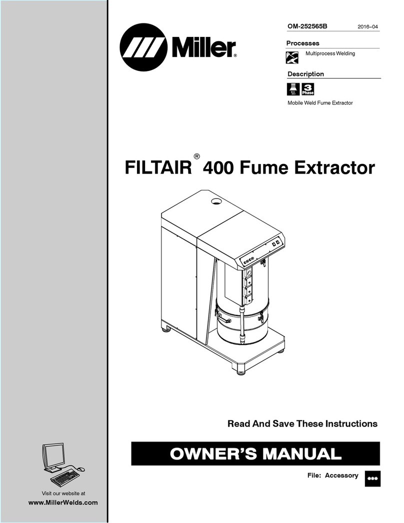 Miller FILTAIR 400 owner's manual