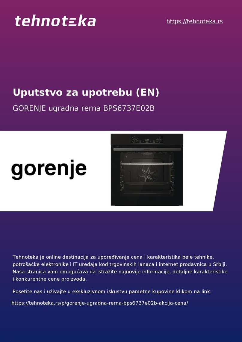 Gorenje BPS6737E02B User manual
