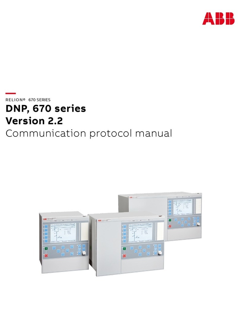 ABB Relion 670 series Communication protocol manual