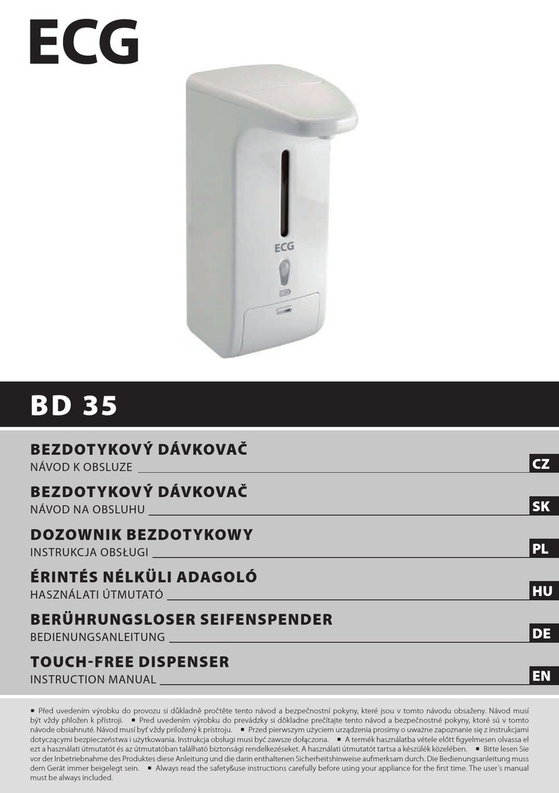 ECG BD 35 User manual