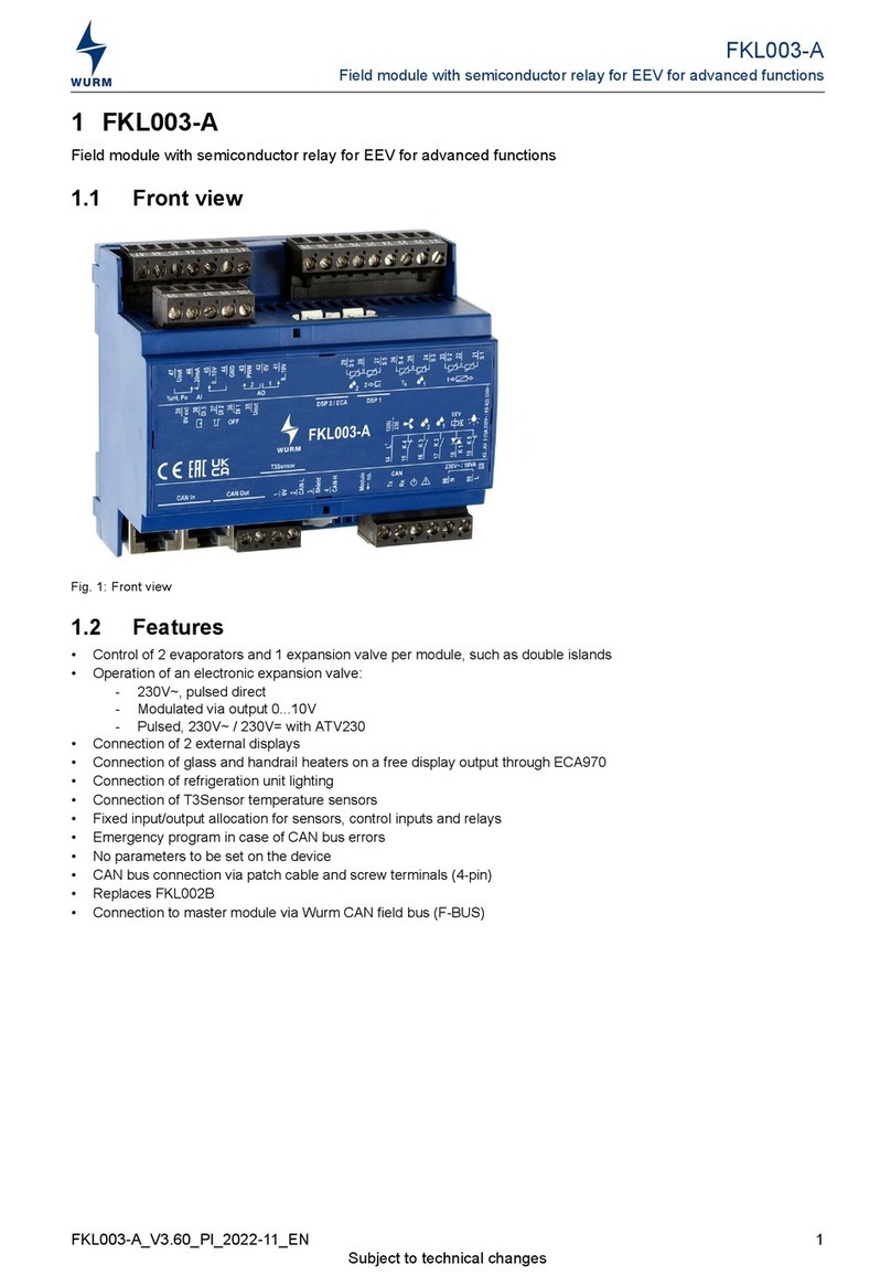 WURM FKL003-A User manual