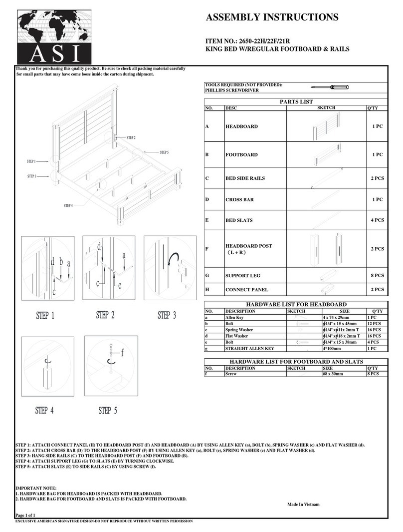 ASI 2650-22H Assembly instructions ASI 2650-22H Assembly instructions