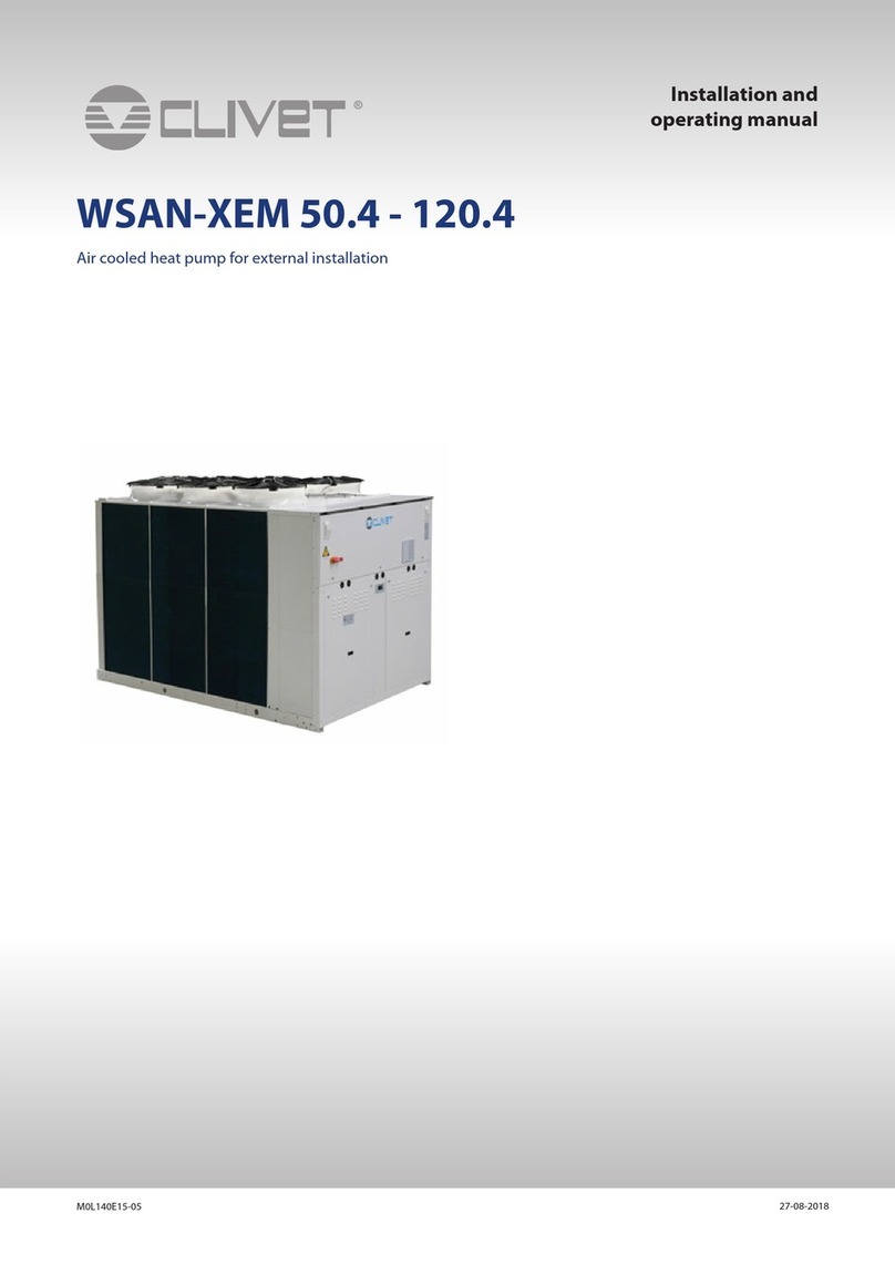 CLIVET WSAN-XEM 50.4 User manual