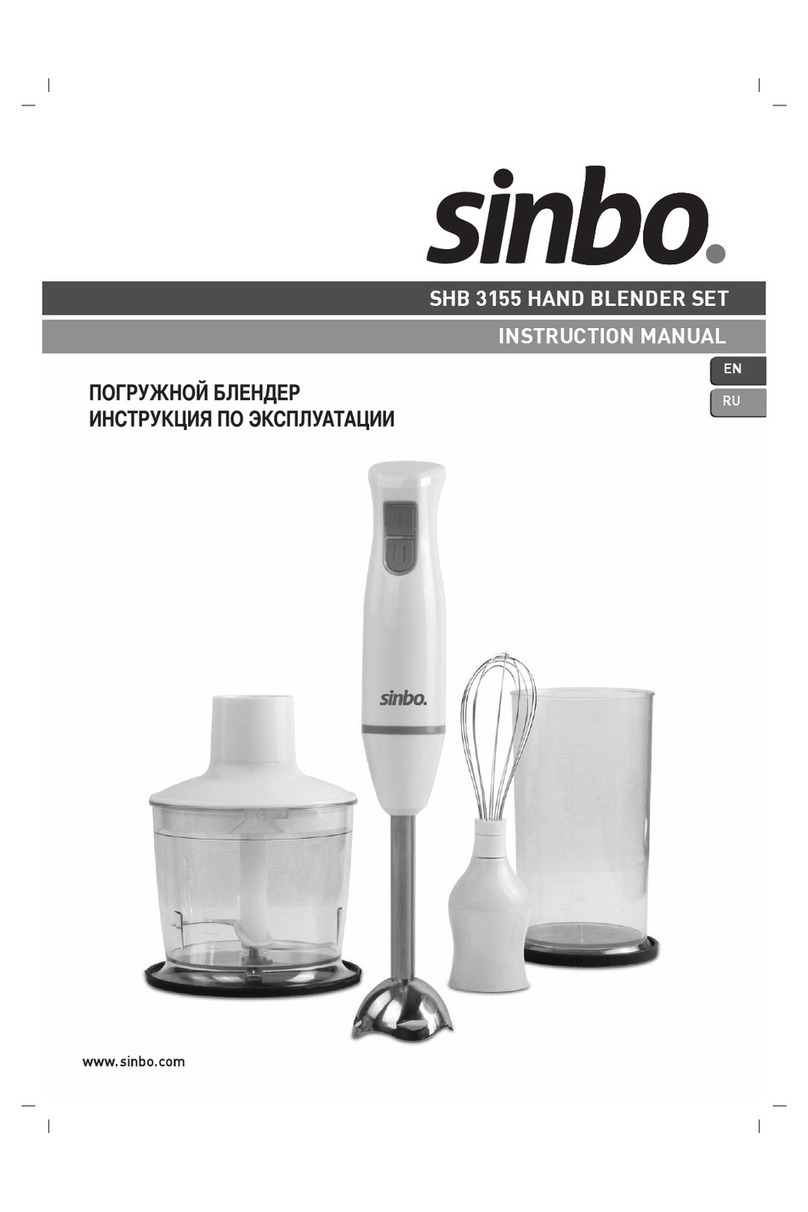 Sinbo SHB 3155 User manual