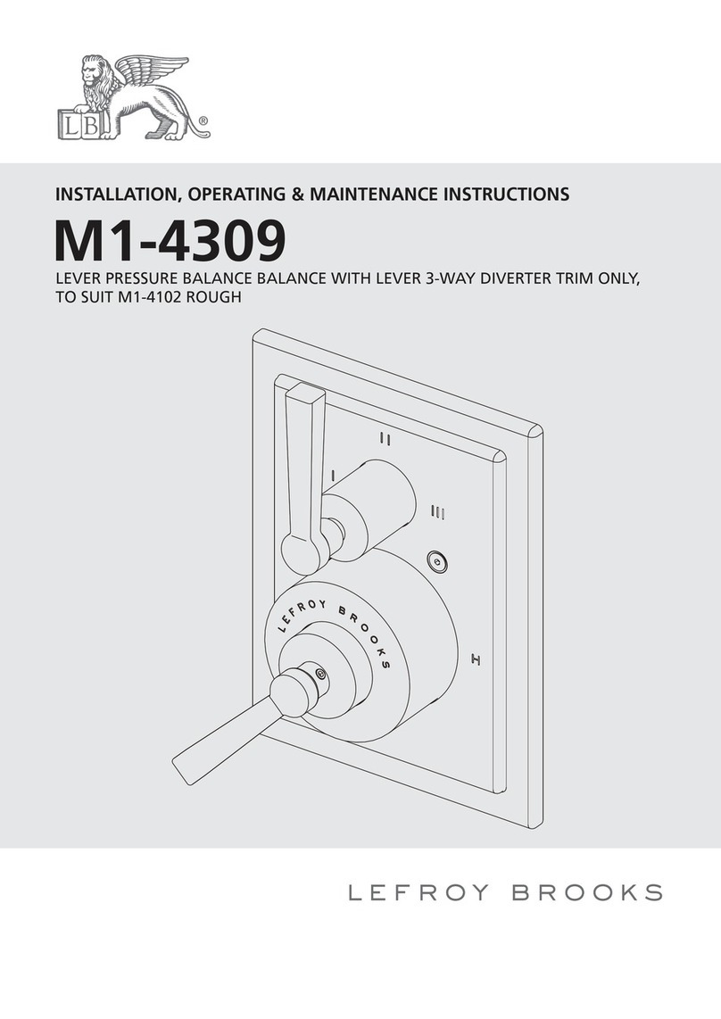 Lefroy Brooks M1-4309 Assembly instructions Lefroy Brooks M1-4309 Assembly instructions
