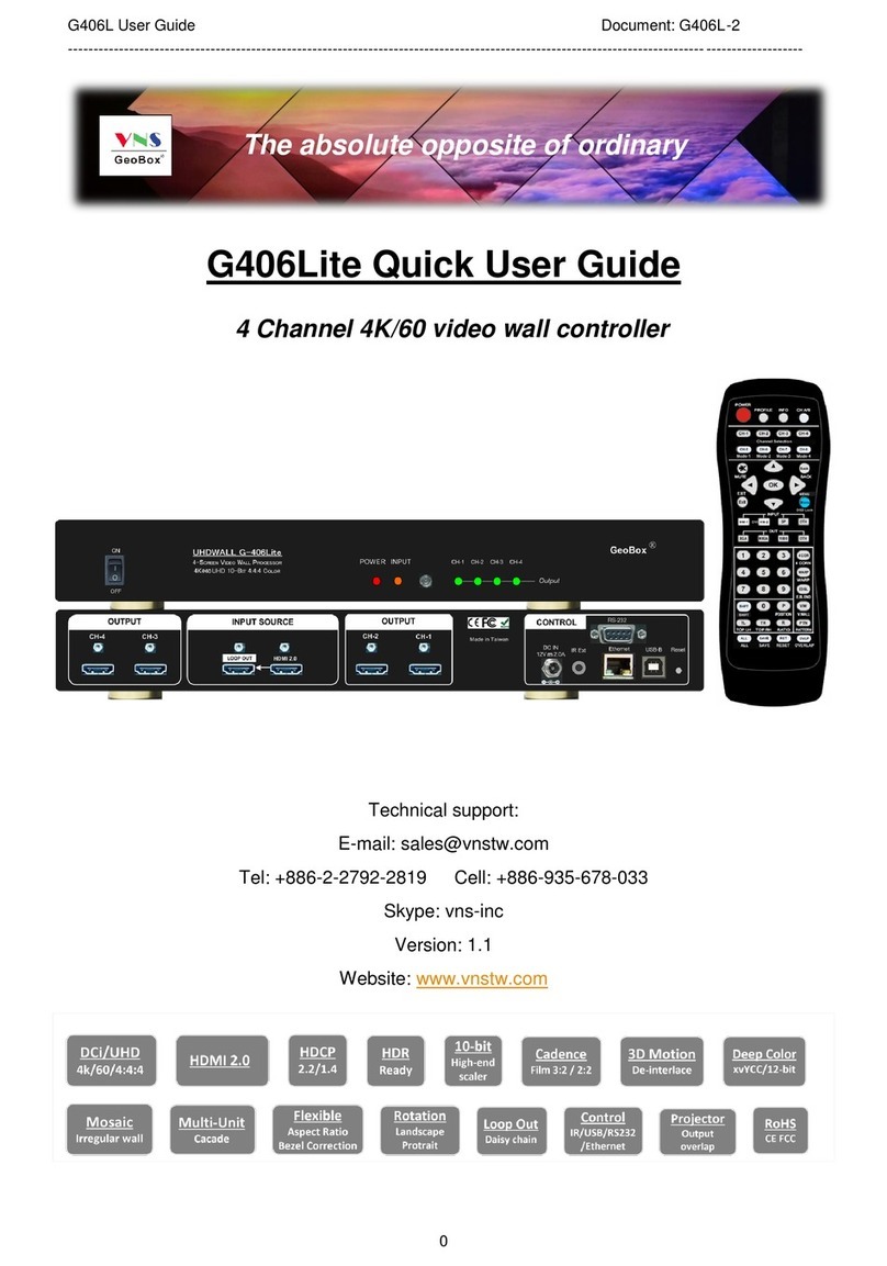 VNS GeoBox G406Lite Quick user guide