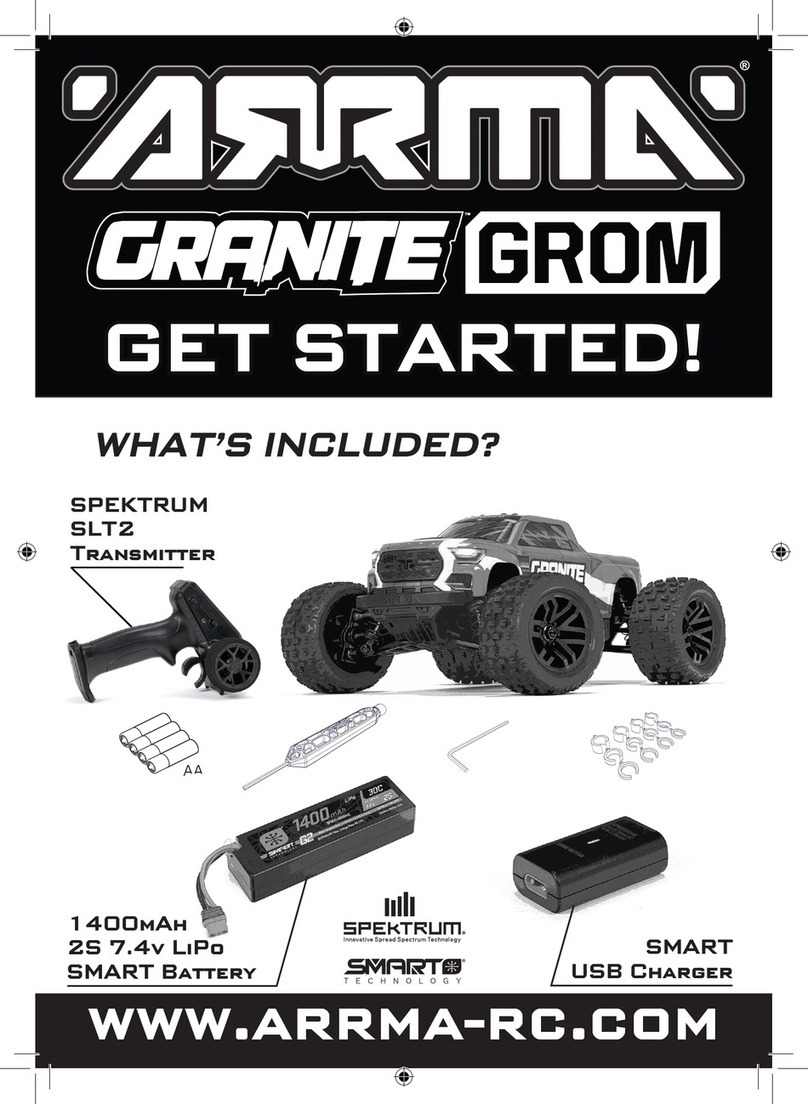 Arrma GRANITE GROM Specification sheet