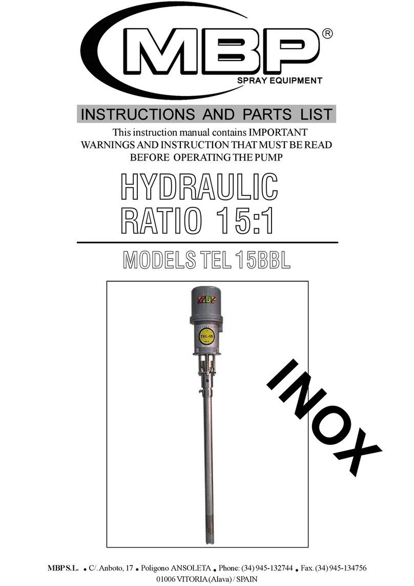 mbp TEL 15BBL Instructions and parts list