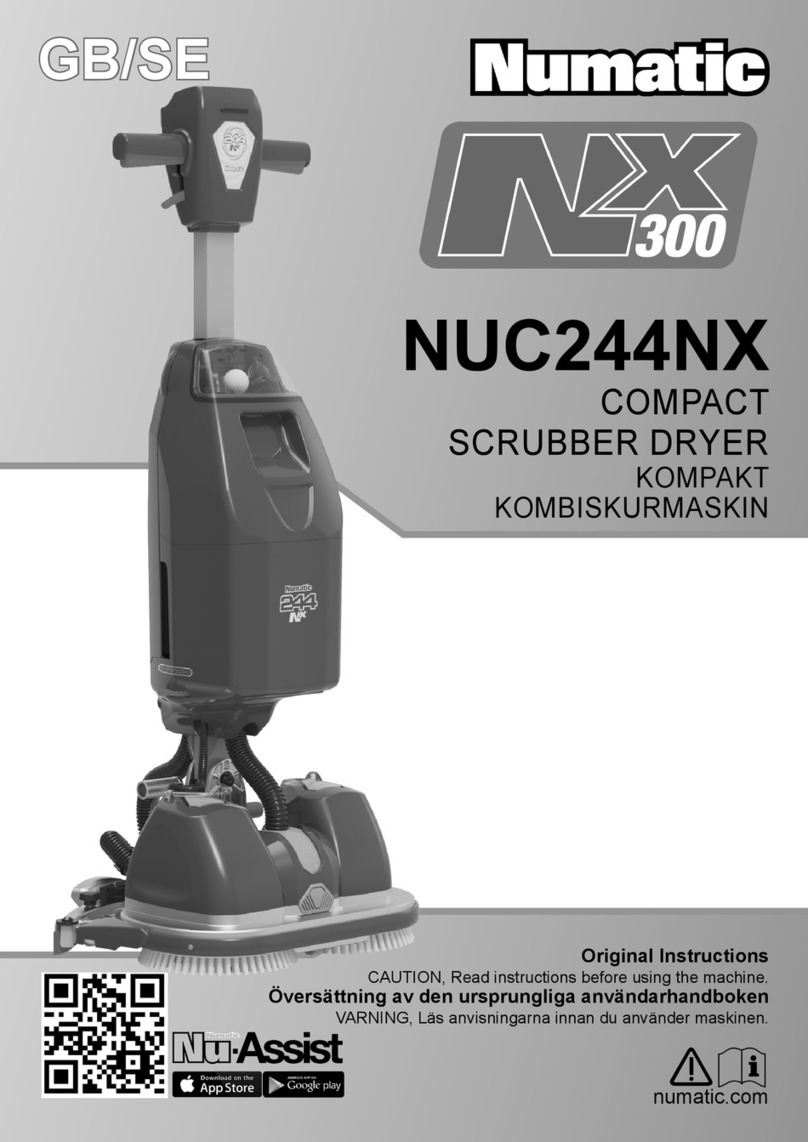 Numatic NX300 User manual