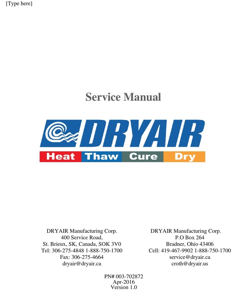 DryAIR 300GTS Service manual