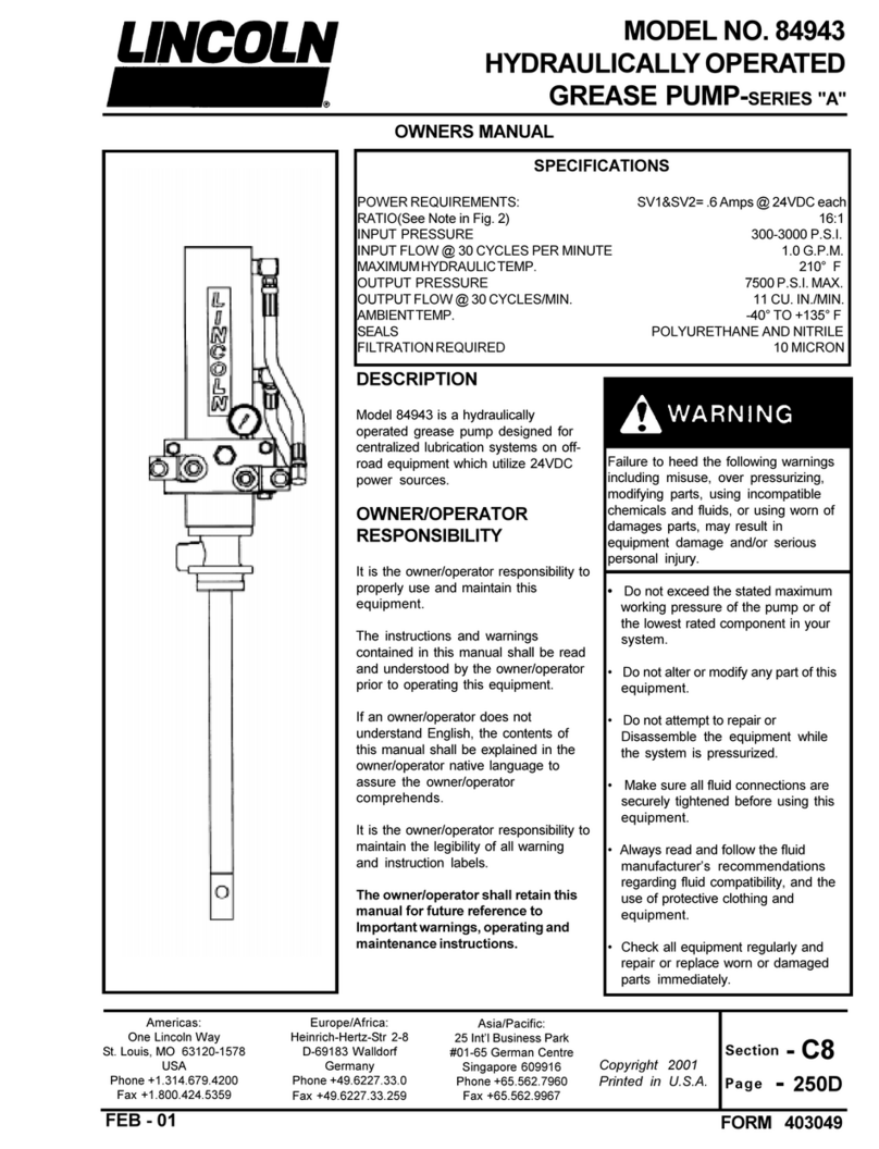 Lincoln A Series owner's manual