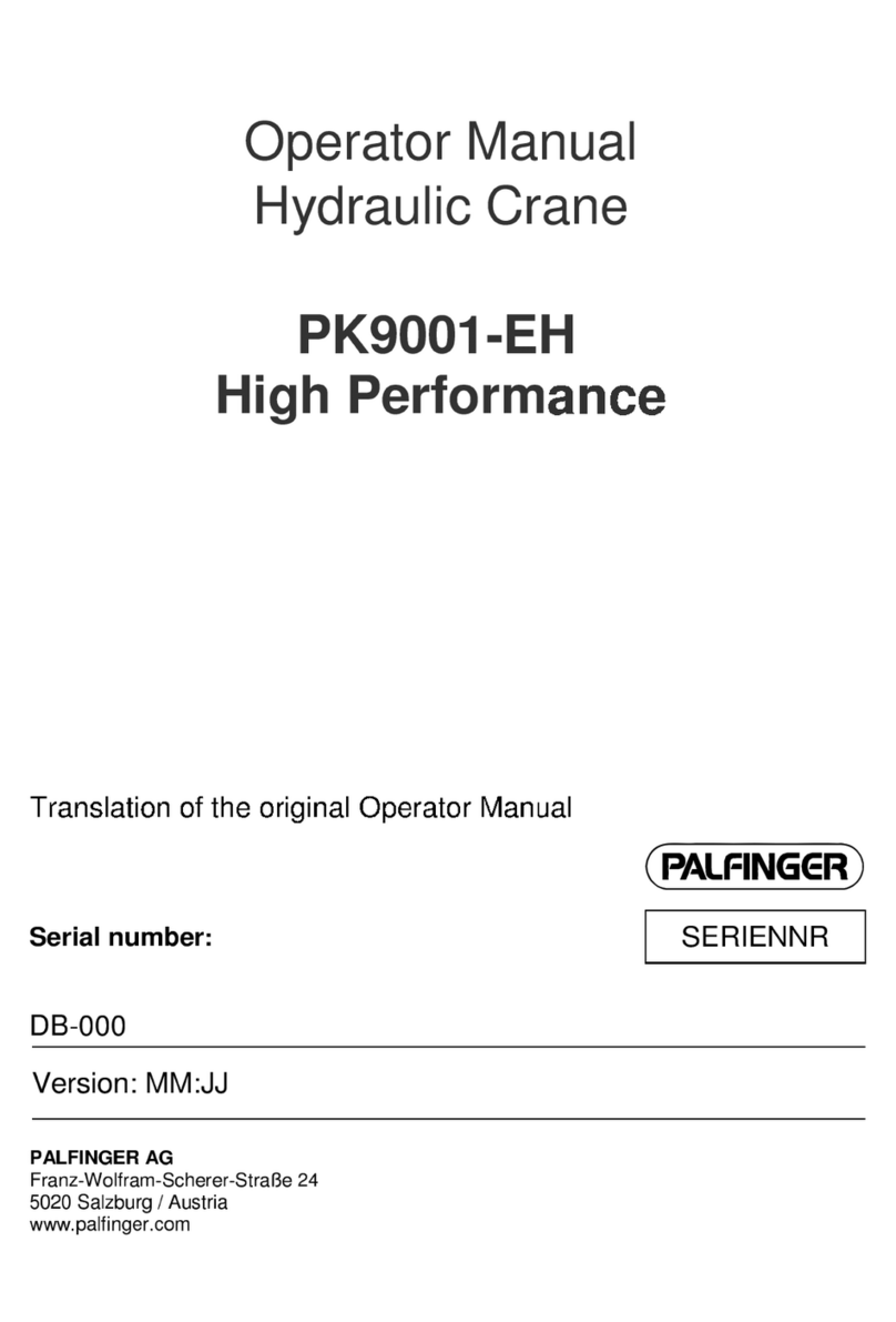 Palfinger PK9001-EH Operator's manual