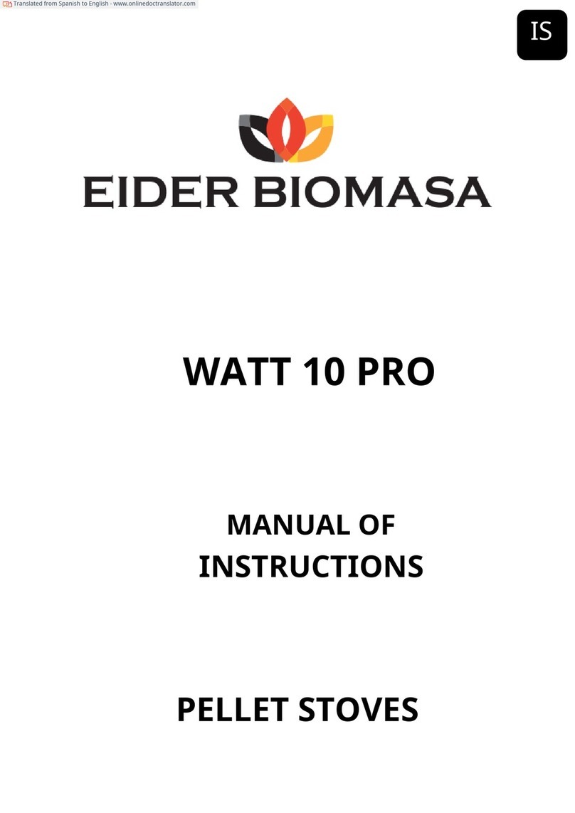 Eider Biomasa WATT 10 PRO Manual