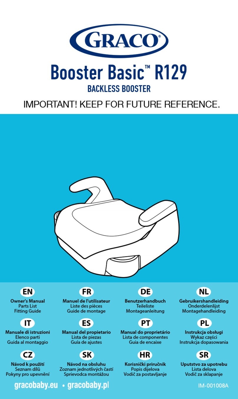 Graco Booster Basic R129 owner's manual
