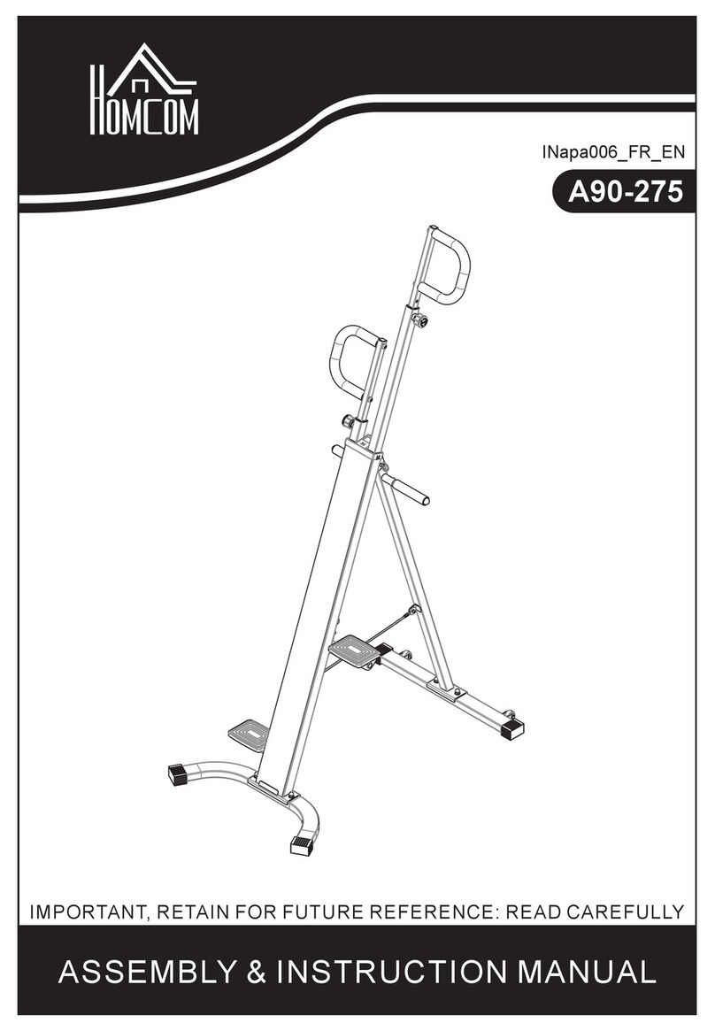 HOMCOM A90-275 Assembly & instruction manual HOMCOM A90-275 Assembly & instruction manual