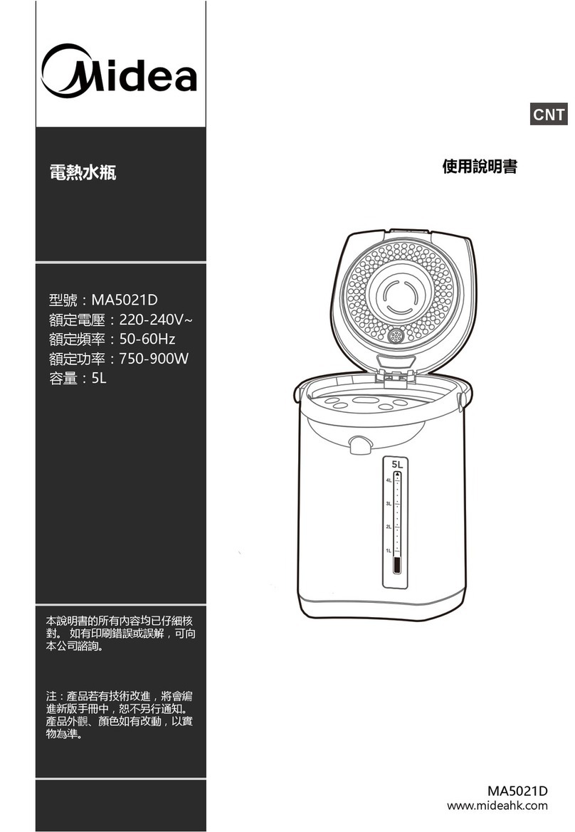 Midea MA5021D User manual