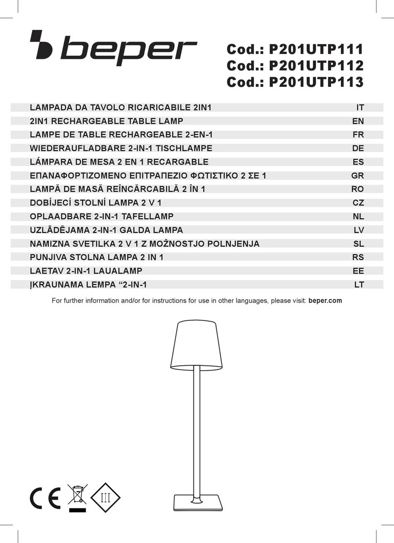Beper P201UTP111 instructions