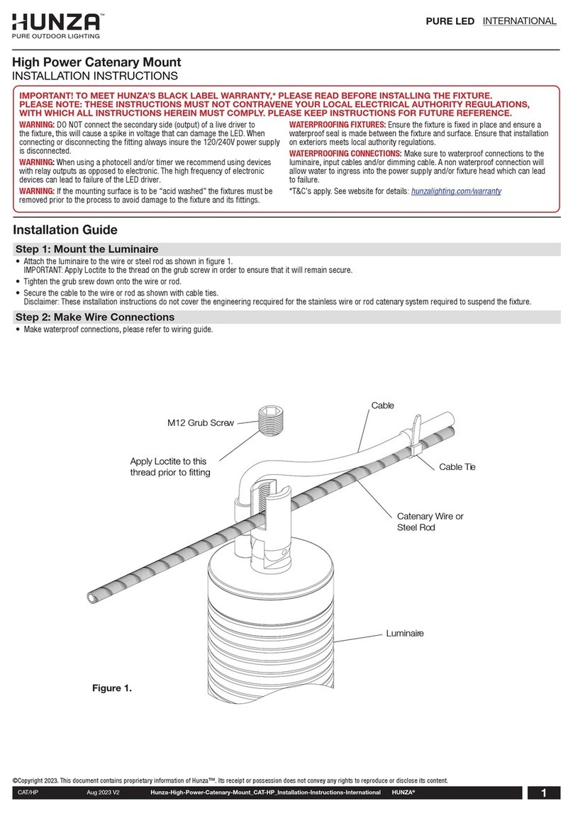 Hunza CAT/HP installation instructions