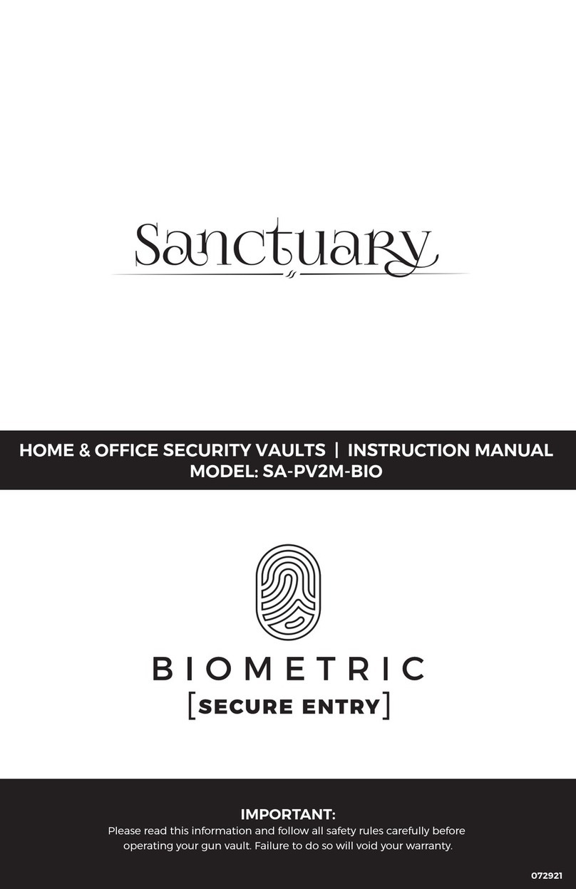 Sanctuary SA-PV2M-BIO User manual