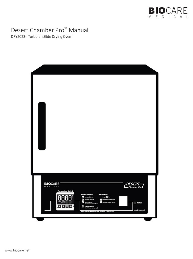 BioCare Medical Desert Chamber Pro manual