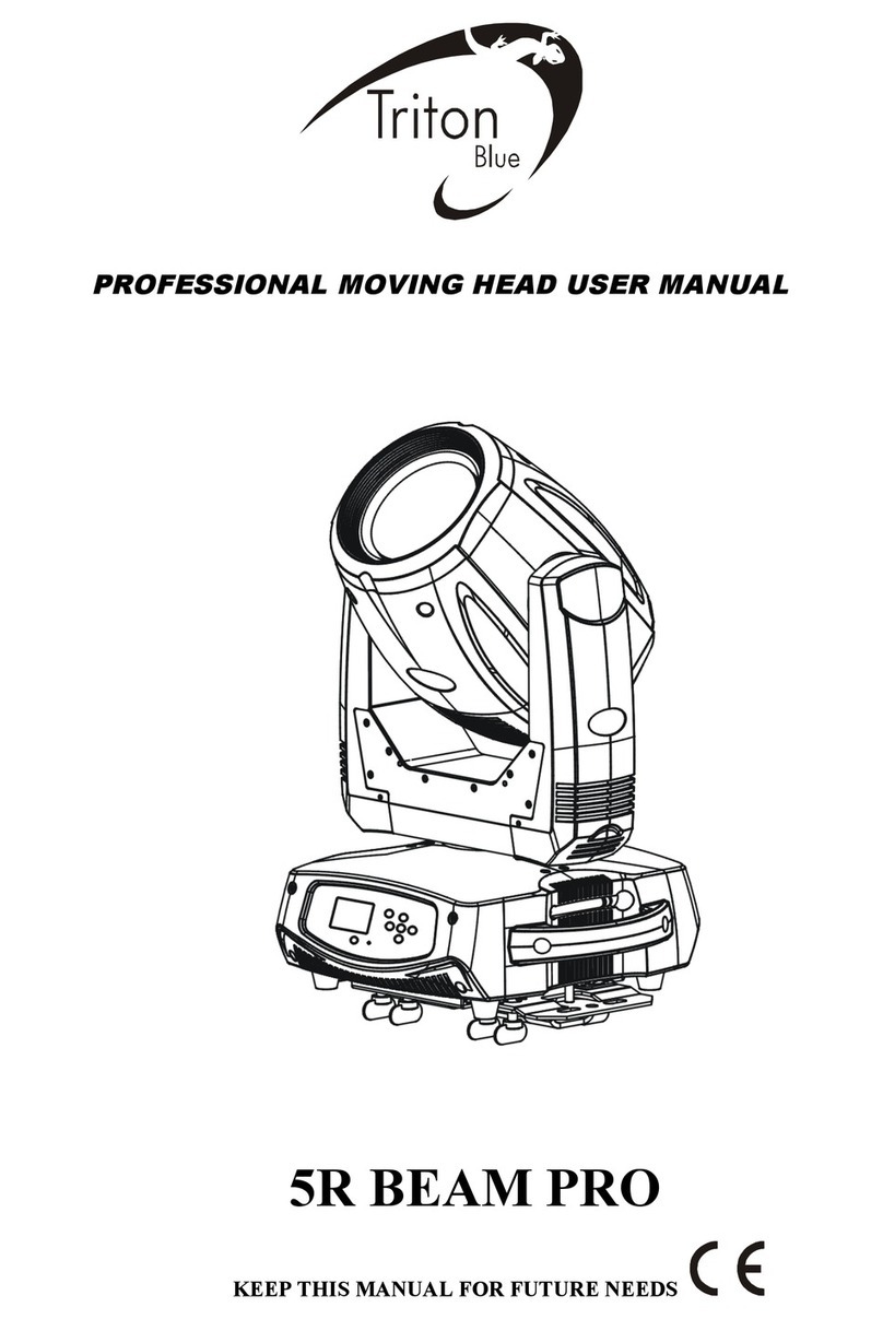 Triton Blue 5R BEAM PRO User manual