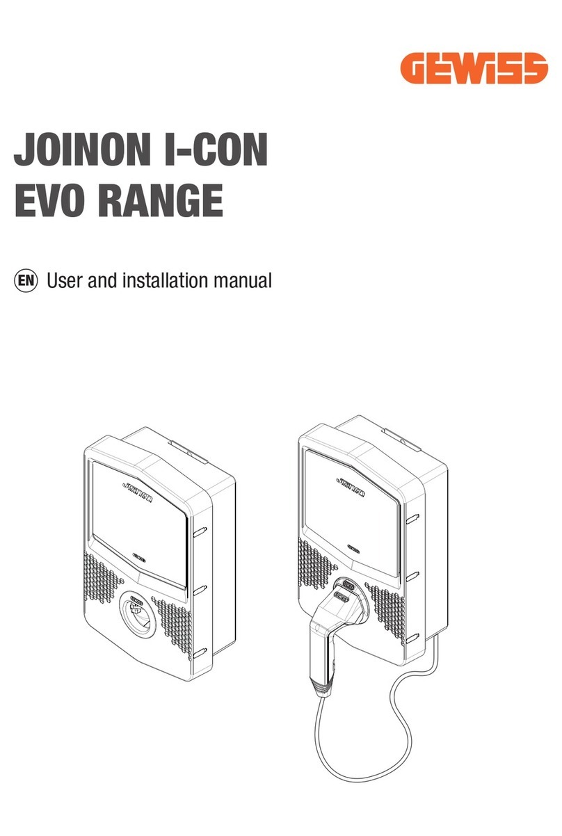 Gewiss JOINON I-CON EVO Operating manual