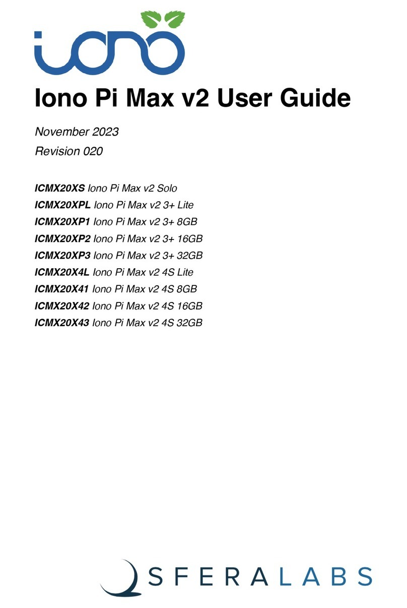 Sferalabs Iono Pi Max v2 3+ Lite User manual Sferalabs Iono Pi Max v2 3+ Lite User manual