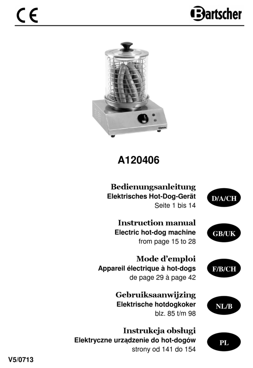 Bartscher A120406 instruction manual