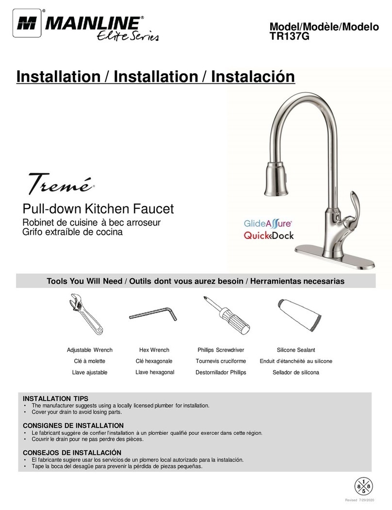 MAINLINE Elite Treme TR137G User manual