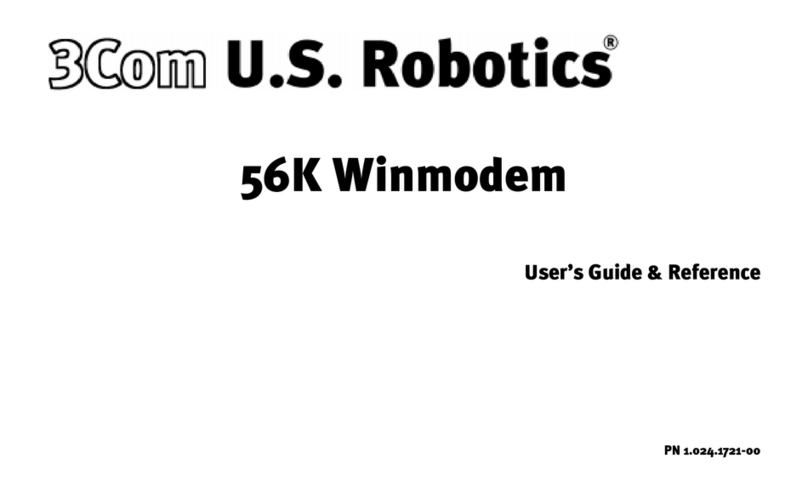 3Com U.S. Robotics 56K Winmodem manual