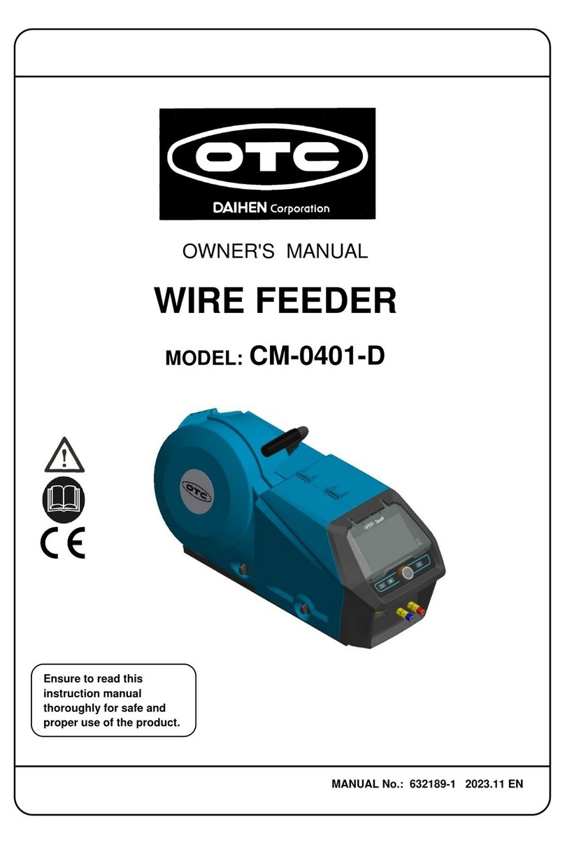 Daihen OTC CM-0401-D owner's manual