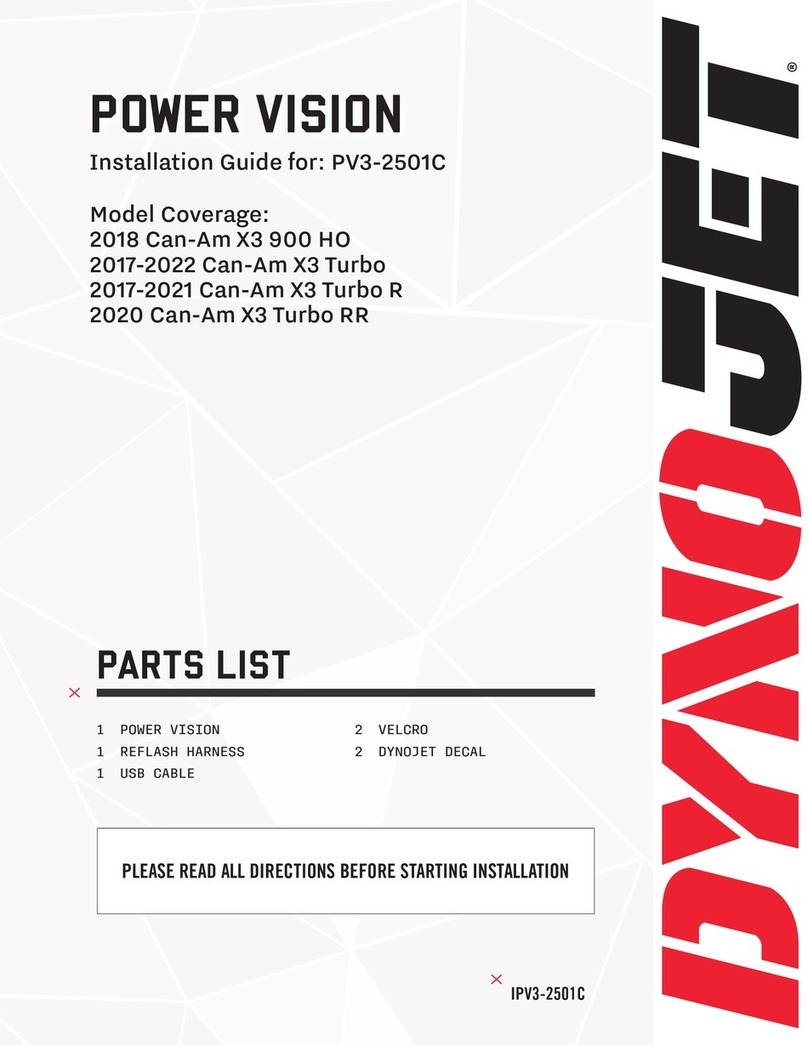 Dynojet Power Vision User manual Dynojet Power Vision User manual