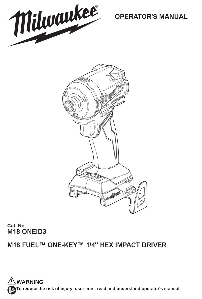Milwaukee M18 FUEL ONE-KEY ONEID3 User manual