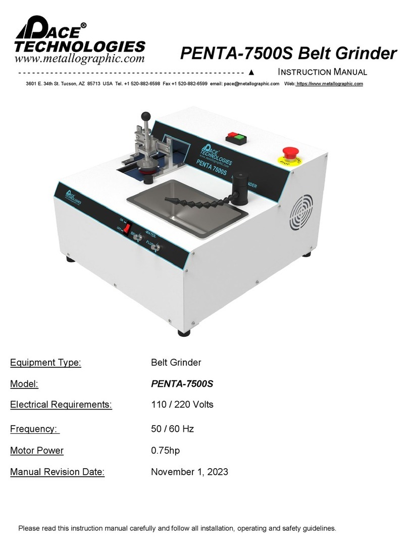 Pace Technologies PENTA-7500S User manual