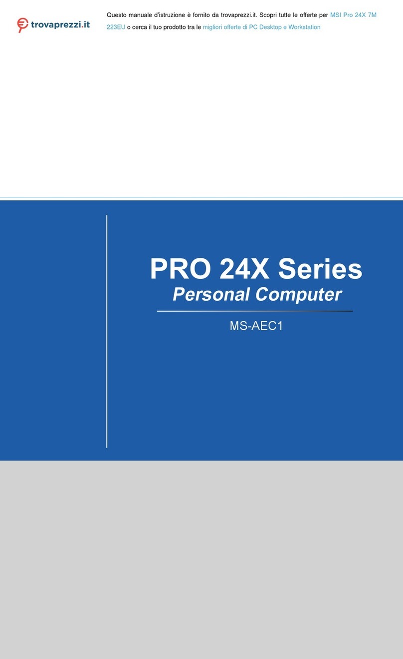 MSI 223EU User manual