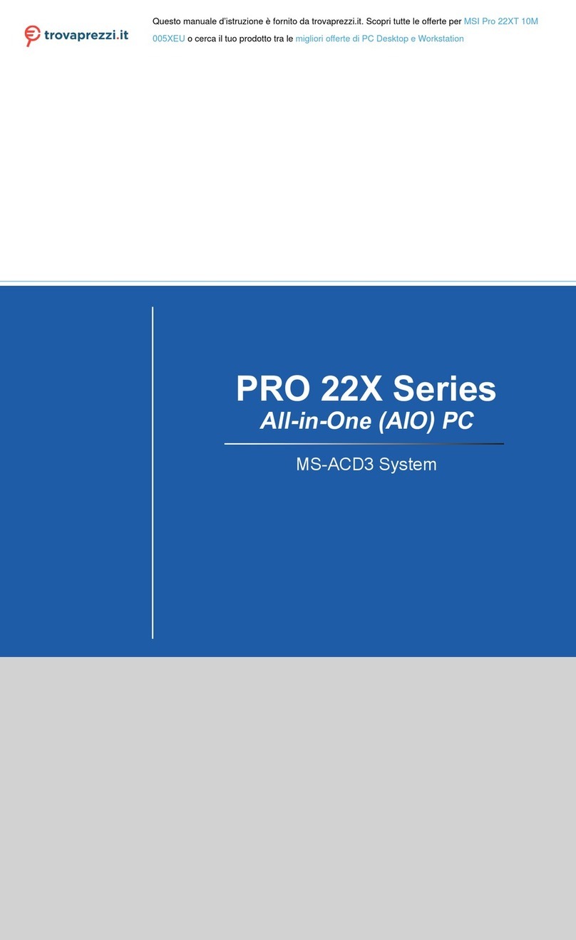 MSI 005XEU User manual