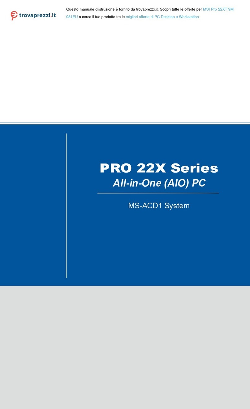 MSI 081EU User manual
