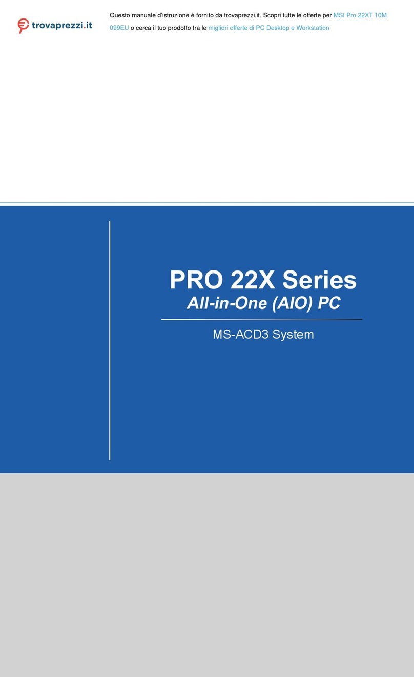 MSI 22XT 10M User manual