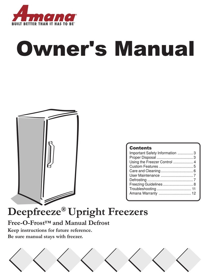Amana AFU2004AW owner's manual