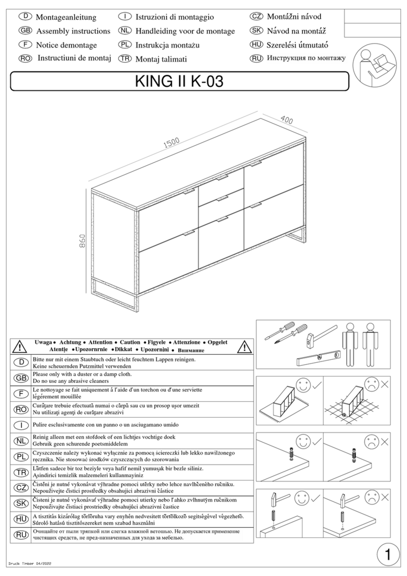 agatameble KING II K-03 Assembly instructions agatameble KING II K-03 Assembly instructions
