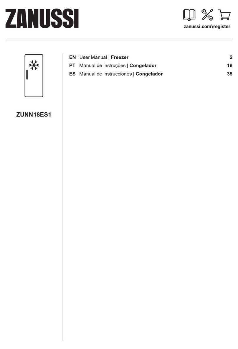 Zanussi ZUNN18ES1 User manual