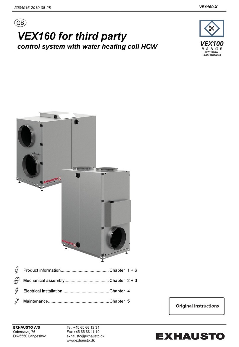 Exhausto VEX160 Series Original instructions
