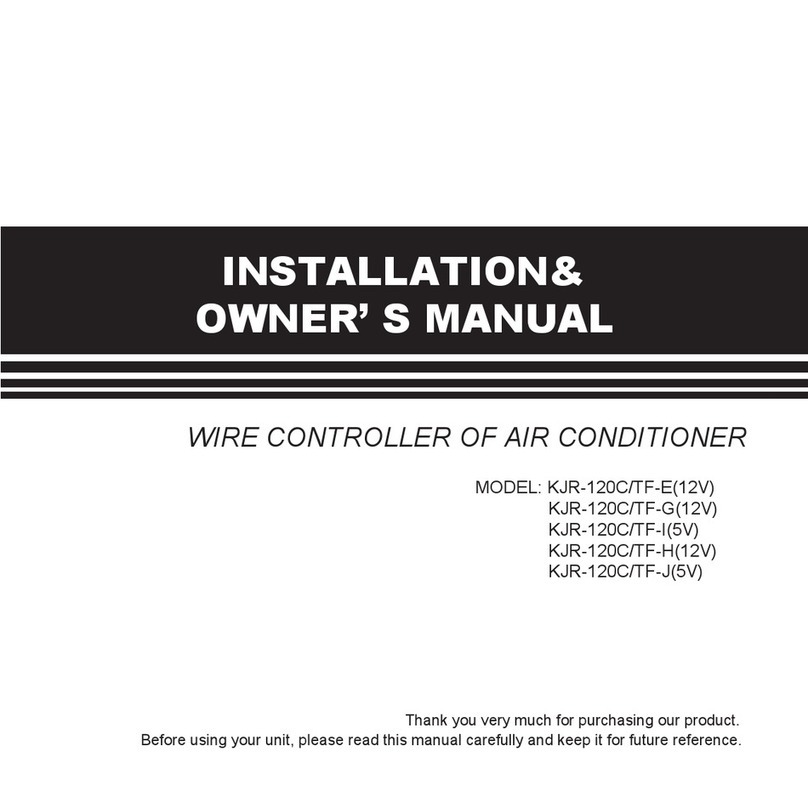 Midea KJR-120C/TF-E Operating instructions